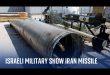 Iran attack: Israeli military display downed Iranian ballistic missile